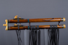 Ironwood (desert) Native American Flute, Minor, Low D-3, #I64Fa (10)